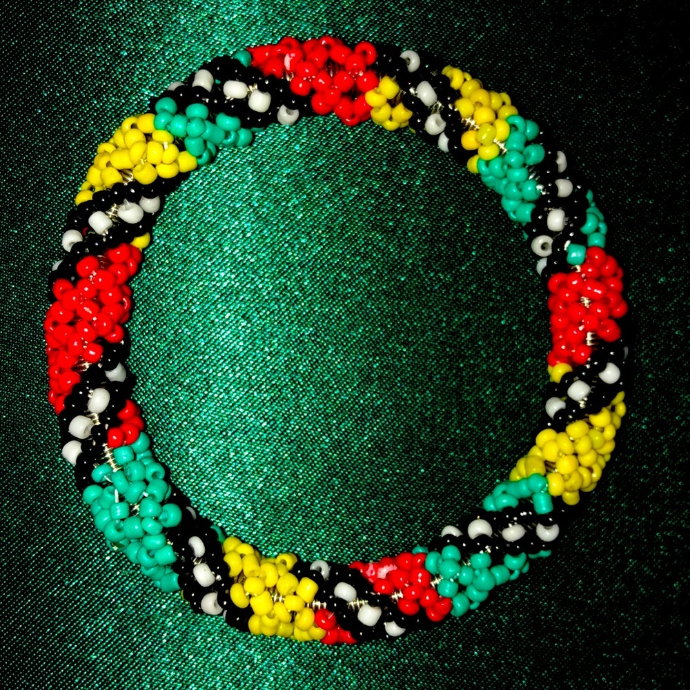Colorful beaded bracelet